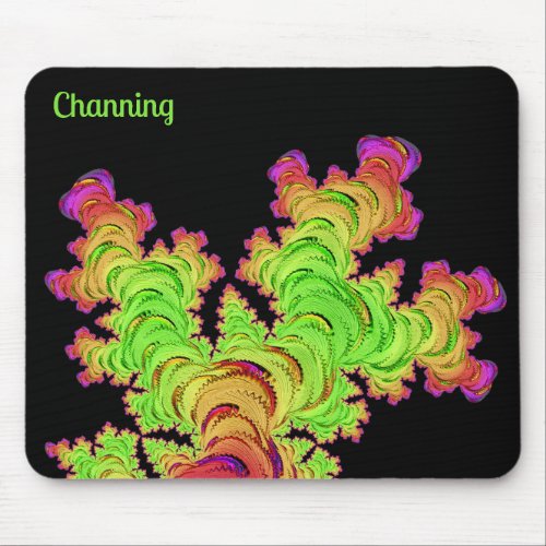 CHANNING  Bright Fluoro  Ocean Beauty   Mouse Pad
