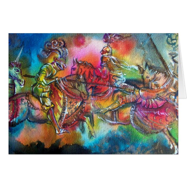 CHANSON DE ROLAND/ COMBAT OF KNIGHTS IN TOURNAMENT (Front Horizontal)