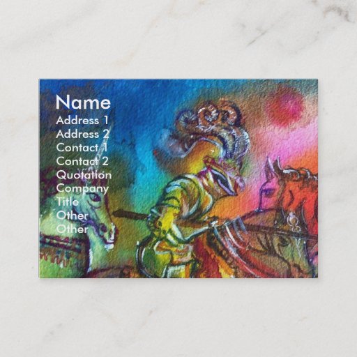 Customizable CHANSON THE ROLAND BUSINESS CARD