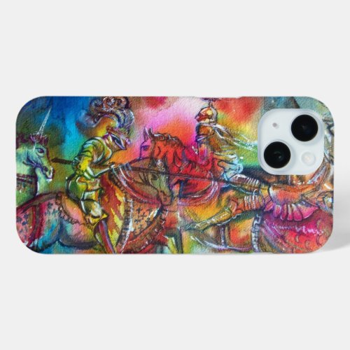 CHANSON DE ROLANDCOMBAT OF KNIGHTS IN TOURNAMENT  iPhone 15 CASE