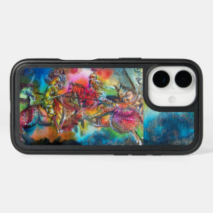 CHANSON DE ROLAND,COMBAT OF KNIGHTS IN TOURNAMENT iPhone 16 CASE