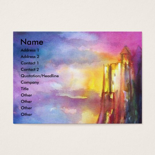 CHANSON DE ROLAND/ COMBAT OF KNIGHTS IN TOURNMENT BUSINESS CARD