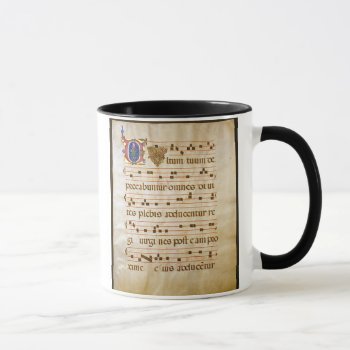 Chant Manuscript.jpg  Gregorian Chant:the "cutt... Mug by srmarieemmanuel at Zazzle