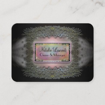 Chantbarge Elegant Round Edge Professional Business Card by LiquidEyes at Zazzle