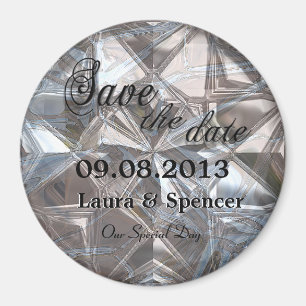 Chanteleah Dazzle Save the Date Magnet