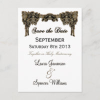 Chanteleah White Wedding Reminder