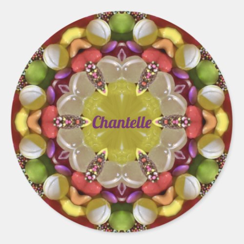 CHANTELLE  EASTER CANDY  Classic Round Sticker