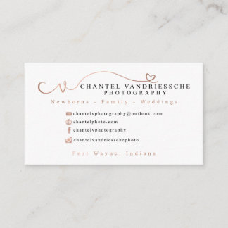 Chantel's Custom Business Cards