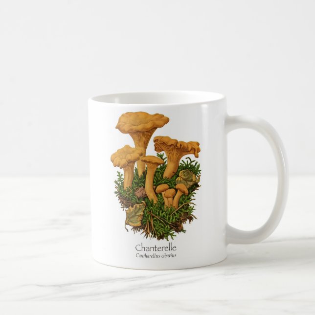 Chanterelle Mushroom Coffee Mug (Right)
