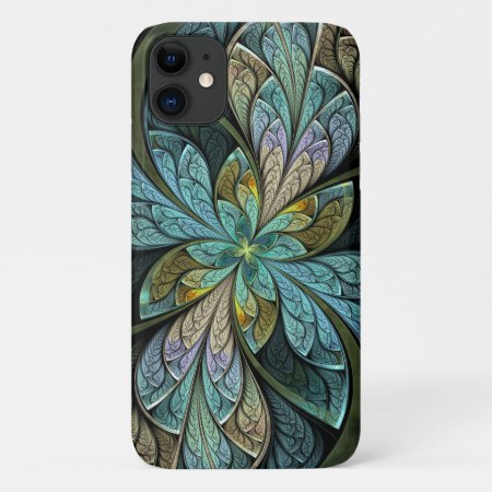 Chanteuse Glace Turquoise Abstract Iphone 11 Case