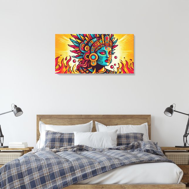 Chantico 2 canvas print (Insitu(Bedroom))