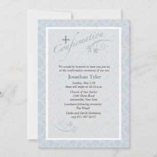 Chantilly Religious Confirmation Invitation