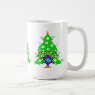 Chanukah and Christmas Coffee Mug