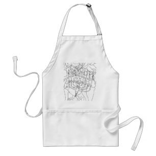 Chanukah Angel Adult Apron