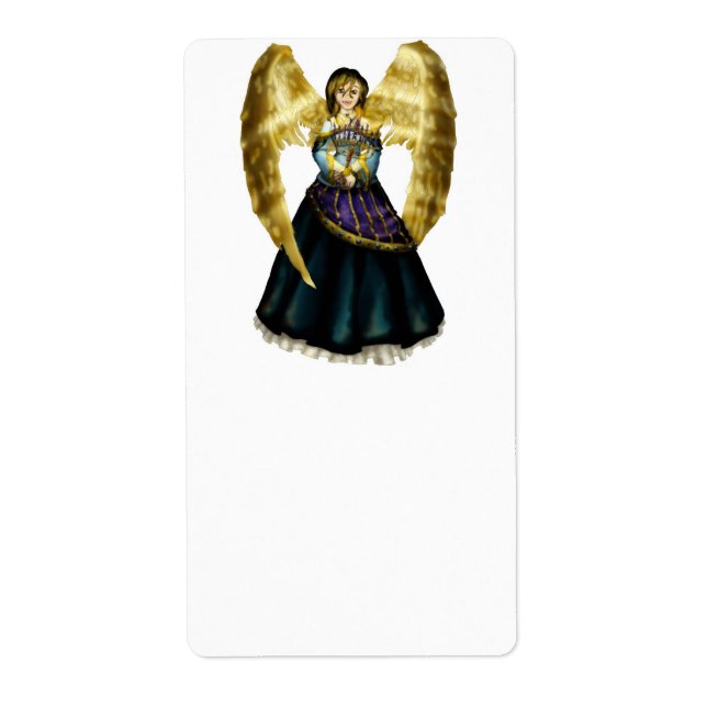 Chanukah Angel Label (Front)