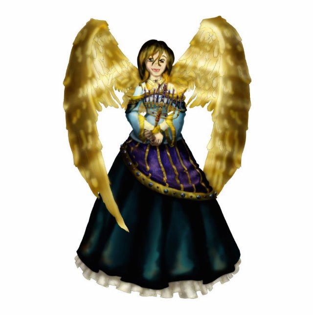 Chanukah Angel Statuette (Front)