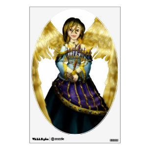 Chanukah Angel Wall Decal