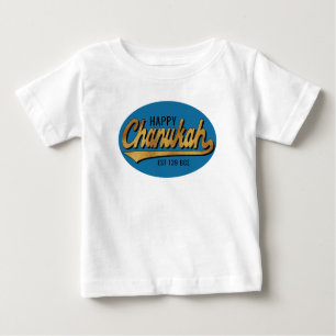 Chanukah Baby Fine Jersey Retro Est 139 BCE Baby T-Shirt