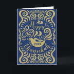 Chanukah "Blackboard Dove" Greeting Card/Envelope Holiday Card<br><div class="desc">Chanukah "Blackboard Dove" Greeting Card with Envelope. To personalize, delete text and replace with your own message. Choose your favorite font style, color, and size. Background color can be changed out by selecting a new background color. Thanks for stopping and shopping by. Much appreciated!!! Happy Hanukkah! Size: Standard (5" x...</div>