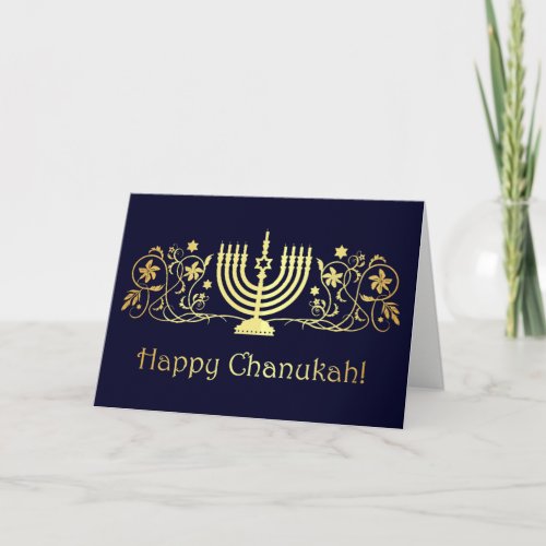 Chanukah Blessings Holiday Card