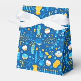 Chanukah Celebrating Gelt Jewish Stars Snowflakes Favor Boxes