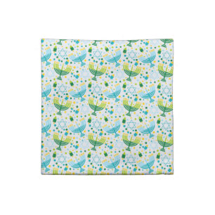 Chanukah Cloth Dinner Napkins - Judaica - Gifts