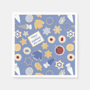 Chanukah cookie party napkins