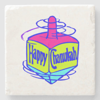 Chanukah Dreidel Stone Coaster