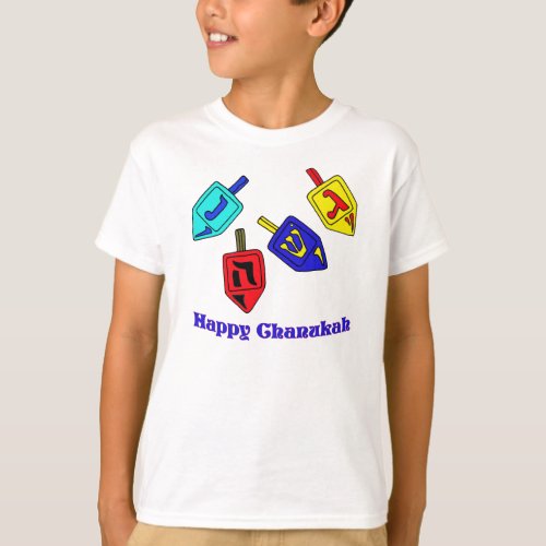 Chanukah Dreidels T_Shirt