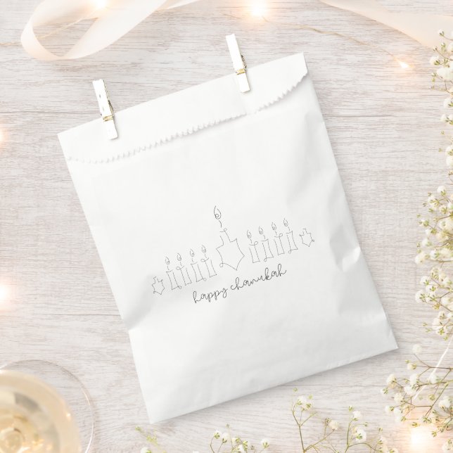 Chanukah Favor Bag (Clipped)