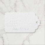 Chanukah Foil Gift Tags<br><div class="desc">Chanukah deserves something more—something special! This design features a beautiful,  simplistic,  minimalist aesthetic with its modern touch and delicate flair. Celebrate Chanukah with coordinating decor and gifting accessories. Make this year a Chanukah to remember!</div>