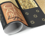 Chanukah Golden Montage Wrapping Paper<br><div class="desc">Chanukah Golden Montage gift wrap with glistening stars to help brighten your Hanukkah presents this year. Personalize by adding your own messages anywhere on this wrapping paper. Choose your favorite font style, color, and size. Choose from 4 styles and 5 sizes of wrapping paper. Thanks for stopping and shopping by....</div>