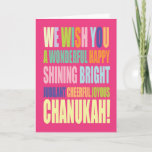 Chanukah/Hannukah Greeting Holiday Card<br><div class="desc">Customize and Customize the Chanukah Greeting Card</div>