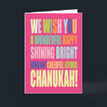 Chanukah/Hannukah Greeting Holiday Card<br><div class="desc">Customize and Customize the Chanukah Greeting Card</div>