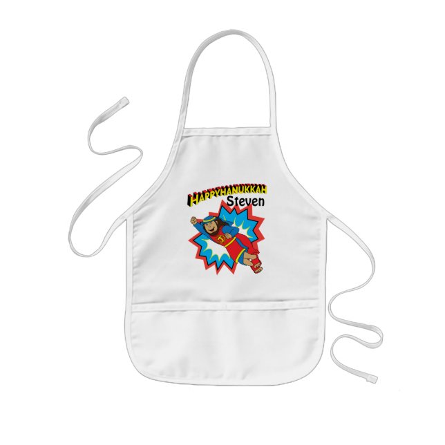 Chanukah Judah Maccabee Kids' Apron (Front)