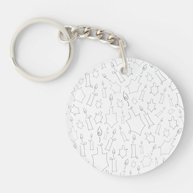 Chanukah Keychain (Front)