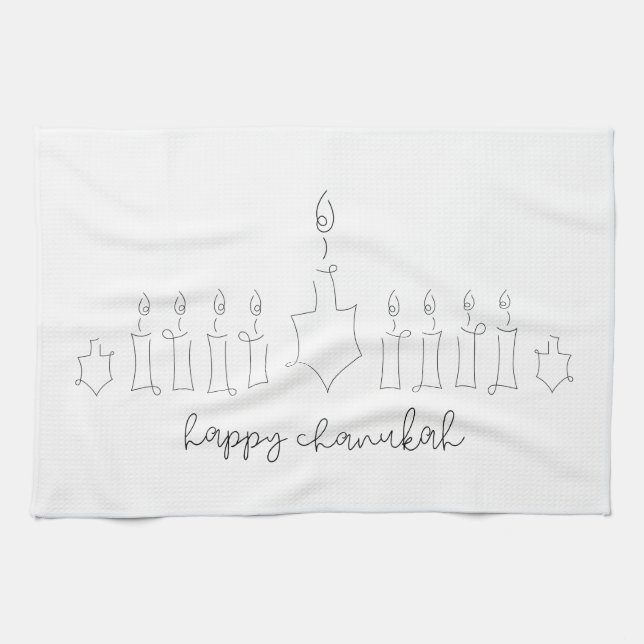 Chanukah Kitchen Towel (Horizontal)