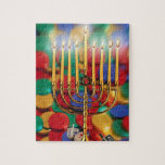Chanukah Menorah, Dreidel, Candy Jigsaw Puzzle
