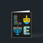 Chanukah Menorah Dreidel Icons Hanukkah Love Celeb Card<br><div class="desc">Chanukah Menorah Dreidel Icons Hanukkah Love Celebration</div>
