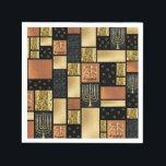 Chanukah Sparkley Tiles Napkins<br><div class="desc">Chanukah Sparkley Tiles, Hanukkah Party napkins. This design can be transferred to other Zazzle products. Thanks for stopping and shopping by. Much appreciated! Happy Chanukah/Hanukkah! Style: Standard Cocktail A good celebration is as much about the presentation as it is about food. Serve up the party with custom personalized paper napkins...</div>