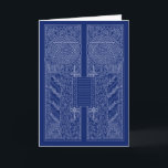 Chanukah ~ Star of David Scrollwork Greeting Cards<br><div class="desc">Elaborate swirls of rich scrollwork based on Moroccan Jewish artifacts from centuries ago decorate this elegant Chanukah card</div>