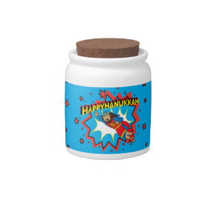 Chanukah Super Judah Maccabee Candy Jar