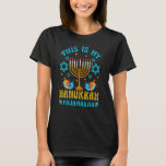 Chanukah This Is My Hanukkah Pajamakah Jewish Fami T-Shirt<br><div class="desc">Chanukah This Is My Hanukkah Pajamakah Jewish Family.</div>