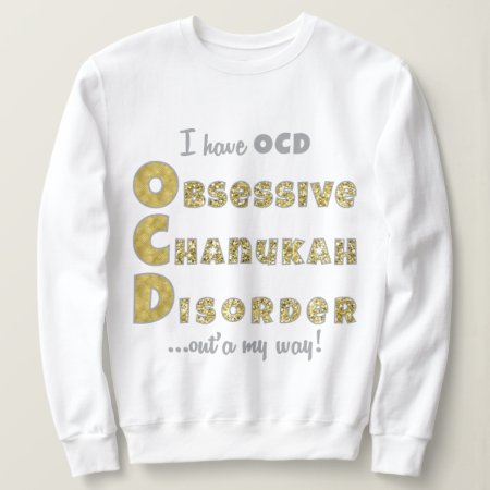 Chanukah Women's Pullover Sweatshirt "ochanukahd"
