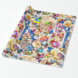 Chanukah Wrapping Paper, 30" x 6' Paper<br><div class="desc">Chanukah Wrapping Paper,  30" x 6'.  The perfect finishing touch for your Chanukah hostess gift or holiday gift giving. Created under the registered brand,  Chai Spy.</div>