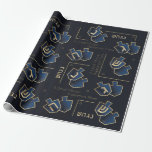 Chanukah Wrapping Paper Miracle Happened There<br><div class="desc">Chanukah Wrapping Paper "A Great Miracle Happened There" Let's get this Hanukkah Party started with "A Great Miracle Happened There" newest gift wrap to dress-up your Chanukah presents:) Choose from 4 styles and 5 sizes of wrapping paper. Enjoy and thanks for stopping and shopping by. Your business is much appreciated....</div>