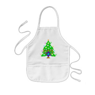 Chanukkah and Christmas Kids' Apron