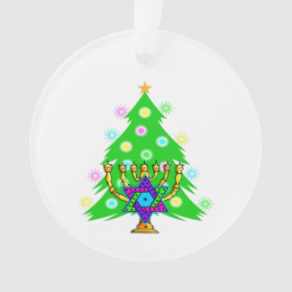 Chanukkah and Christmas Ornament