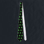 Chanukkah and Christmas Tie<br><div class="desc">Hanukkah and Christmas together is perfect for interfaith families who celebrate both holidays. Featuring a chanukah menorah in front of a Christmas tree bringing out the spirit of the holidays.</div>