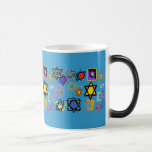 CHANUKKAH GIFTS - MUGS<br><div class="desc">Beautiful Stars of David embellish this beautiful coffee or tea mug. 11 oz. Great gifts for the Holidays. Order your set today!</div>